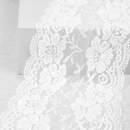 DENTELLE EXTENSIBLE 150 MM - BLANC-1