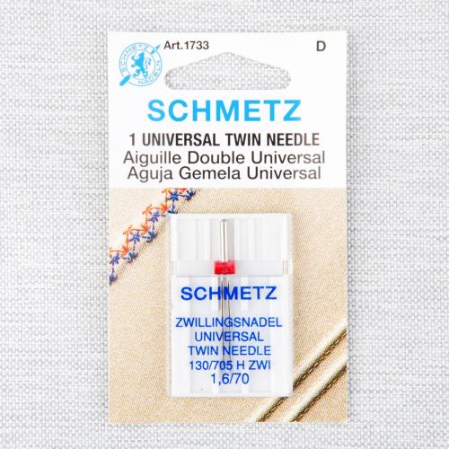 AIGUILLE UNIVERSELLE DOUBLE SCHMETZ - 70/10 16 mm