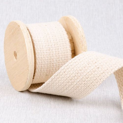 SANGLE DE COTON 38 MM / 1 1/2 PO - BEIGE