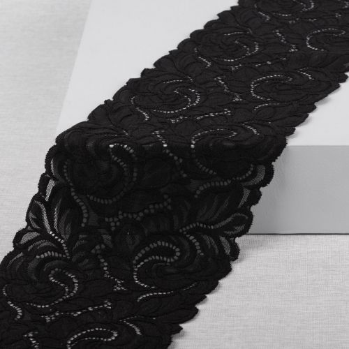DENTELLE EXTENSIBLE GILDA 165MM - NOIR