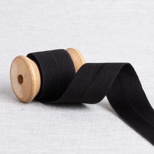 BIAIS EXTENSIBLE PROSTRETCH PLUSH 25MM - NOIR