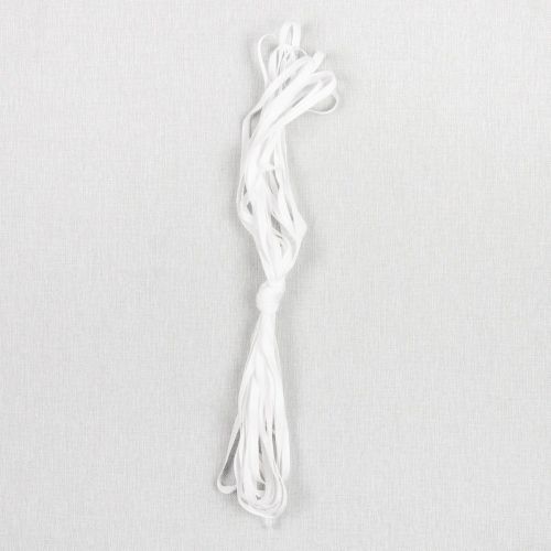 PAQUET 10M DE GALON CROISÉ 6MM - BLANC