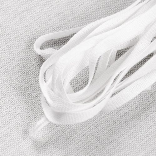 PAQUET 10M DE GALON CROISÉ 6MM - BLANC