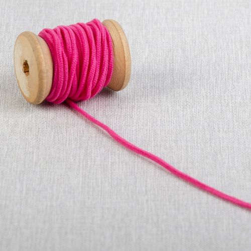 ÉLASTIQUE ROND DOUX 3 MM - 1/8 PO - FUSCHIA