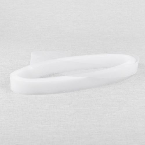 RUBAN DE CRIN PLAT 25 MM - BLANC