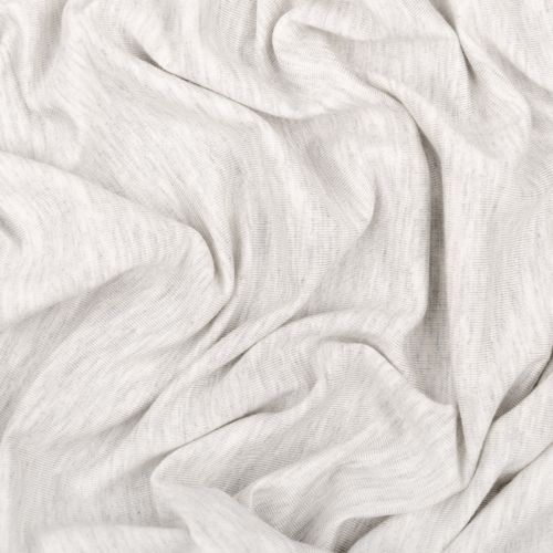 JERSEY DE BAMBOU - GRIS MIXTE PÂLE