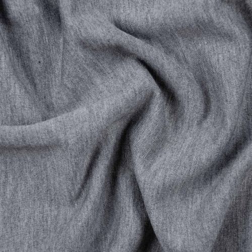 TRICOT FRANÇAIS DE BAMBOU - GRIS CHINÉ