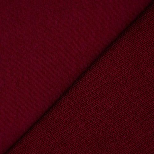 TRICOT FRANÇAIS DE BAMBOU - ROUGE PROFOND