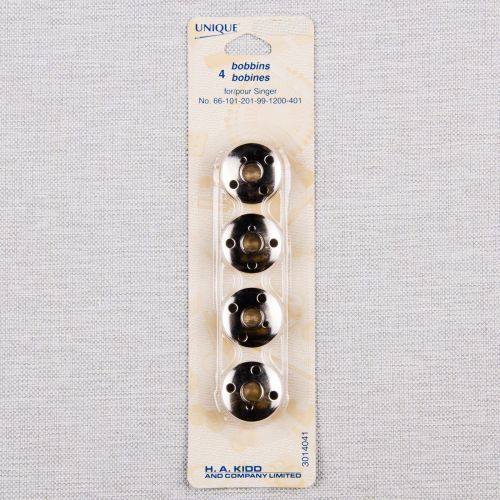 CANETTES MÉTALLIQUES POUR MACHINES SINGER - 4 PCS
