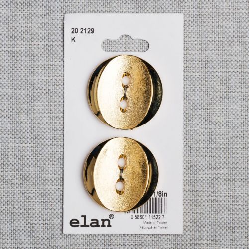 BOUTON ELAN - 28 MM 2 TROUS OR - ENS2