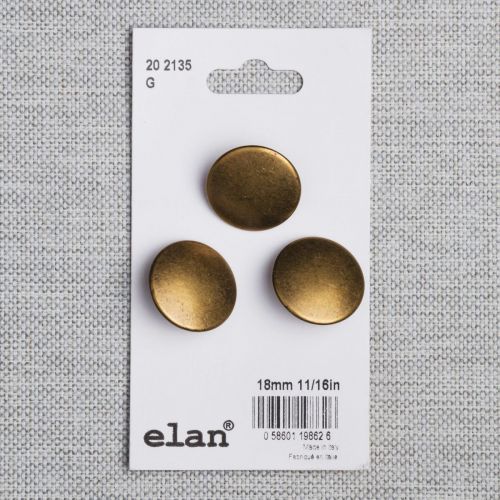 BOUTON ELAN - 18 MM TIGE OR ANTIQUE - ENS3