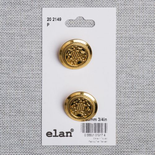 BOUTON ELAN - 20 MM TIGE OR - ENS2