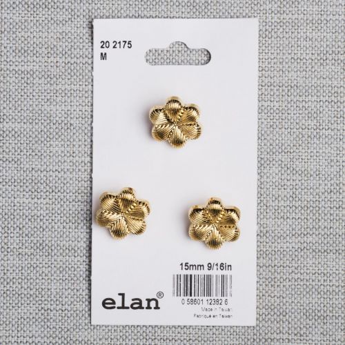 BOUTON ELAN - 15 MM TIGE OR - ENS3