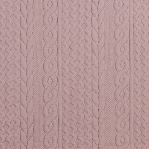 MATELASSÉ CABLE FABLE  - BLUSH