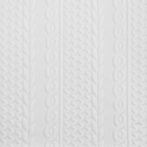 MATELASSÉ CABLE FABLE  - ÉCRU