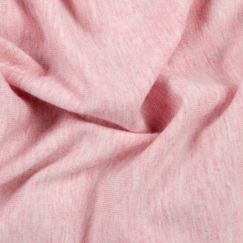 JERSEY DE COTON ORGANIQUE - ROSE