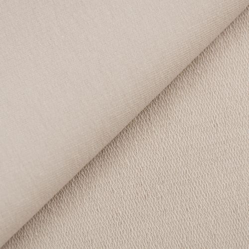 TRICOT FRANÇAIS DE COTON UNI - BEIGE