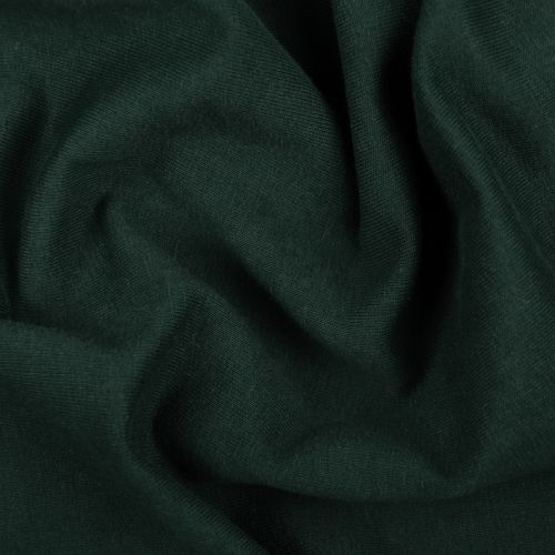 TRICOT FRANÇAIS DE COTON UNI - VERT FONCÉ