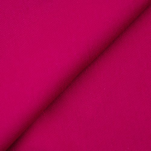 TRICOT FRANÇAIS DE COTON UNI - FUCHSIA FONCÉ