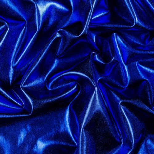 LYCRA LIQUID METAL - BLEU ROYAL