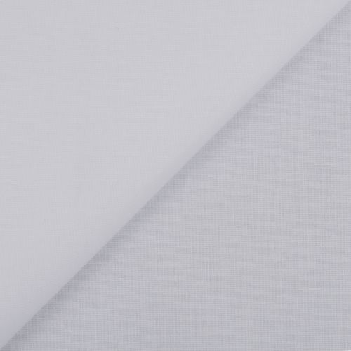 ENTOILAGE COTON TISSÉ THERMOCOLLANT RIGIDE - BLANC