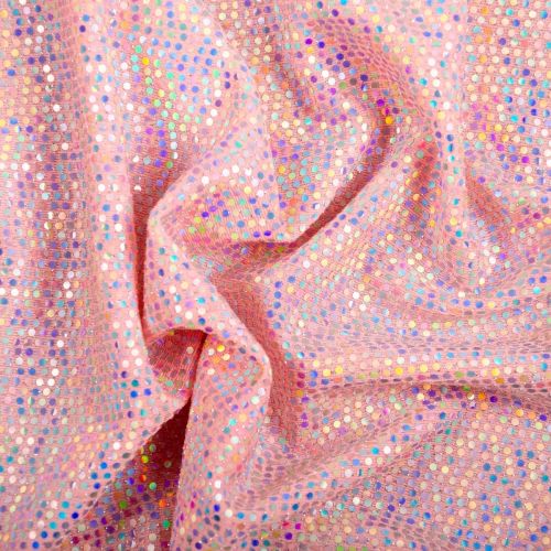 TRICOT DISCO HOLOGRAM - CORAIL