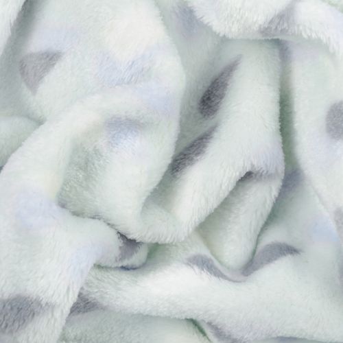 POLAR PELUCHE GOUTTES DE PLUIE - BLEU