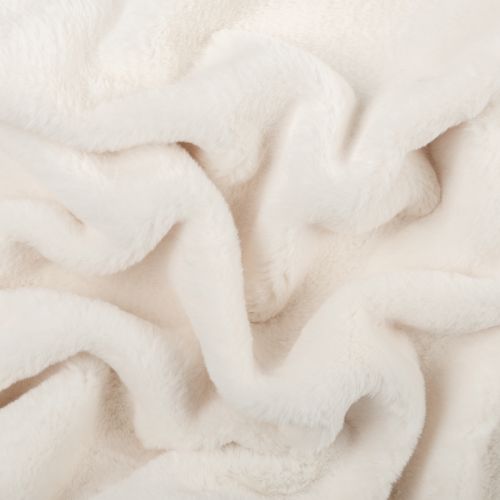 FAUSSE FOURRURE VOYAGE PAR STOF - VISON BLANC
