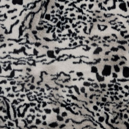 FAUSSE FOURRURE VOYAGE PAR STOF - FELIS GRIS