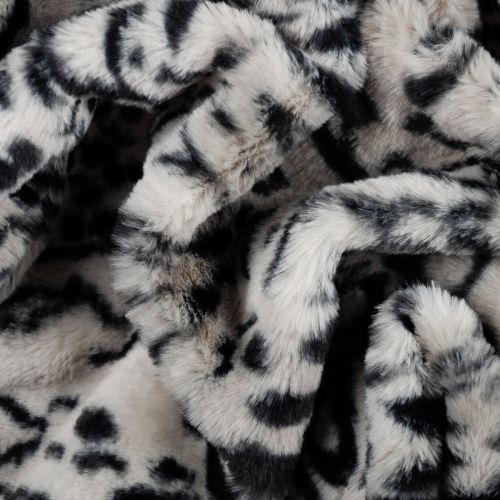 FAUSSE FOURRURE VOYAGE PAR STOF - FELIS GRIS