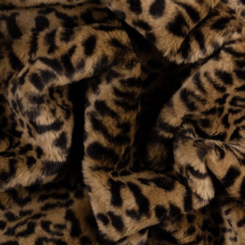 FAUSSE FOURRURE VOYAGE PAR STOF - PANTHERA BRUN