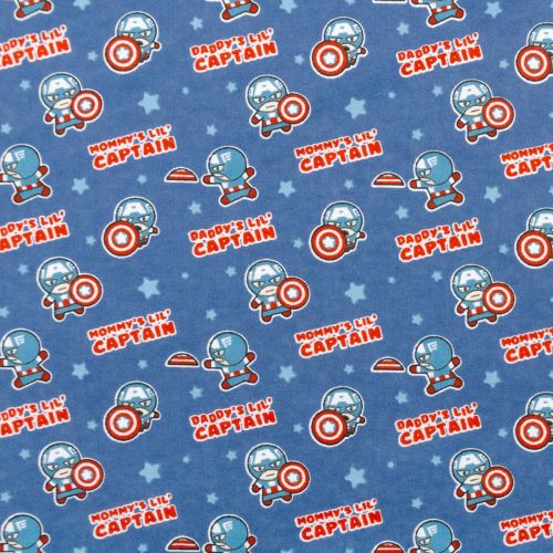 FLANNELETTE MARVEL COMICS - DADDY'S LIL CAPTAIN POUR CAMELOT - DADDY'S LIL CAPTAIN MARINE