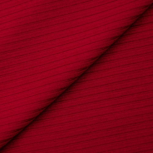 TRICOT CÔTE DE BAMBOU - ROUGE