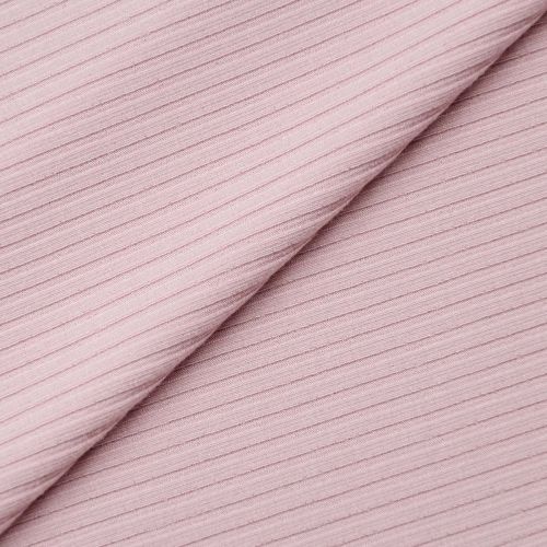 TRICOT CÔTE DE BAMBOU - BLUSH