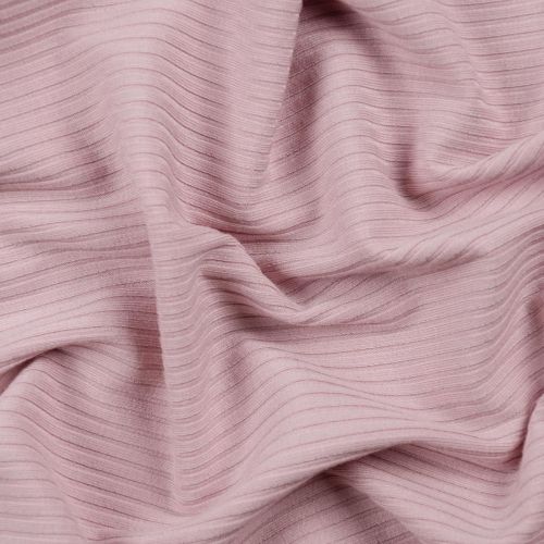 TRICOT CÔTE DE BAMBOU - BLUSH