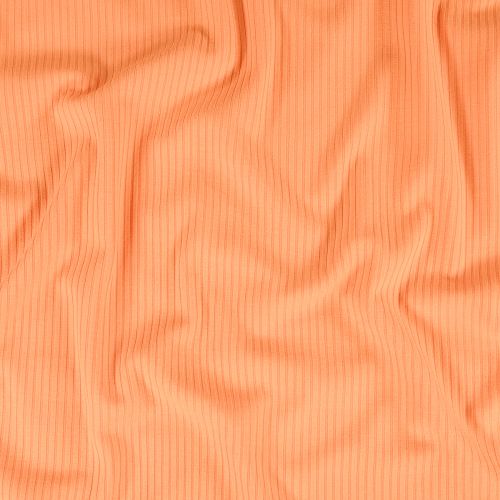 TRICOT CÔTE DE BAMBOU - CANTALOUP