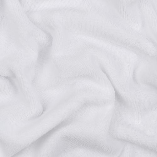 RATINE VELOURS BAMBOUNETTE - BLANC