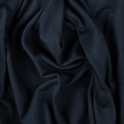 TRICOT DE MÉRINO - BLEU NUIT