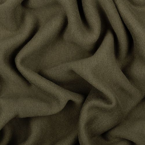 TRICOT FRANÇAIS TENCEL ET COTON BIOLOGIQUE -  OLIVE