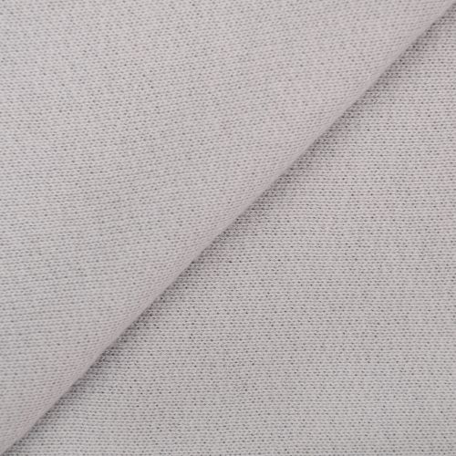 TRICOT FRANÇAIS TENCEL ET COTON BIOLOGIQUE -  GRIS ARGENTÉ