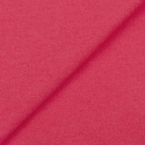 FLANNELETTE DE COTON FLAVIE - FUCHSIA