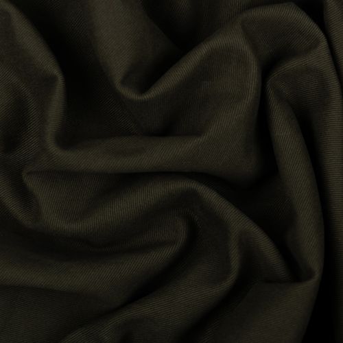 TWILL DE COTON EXTENSIBLE LEWIS - OLIVE