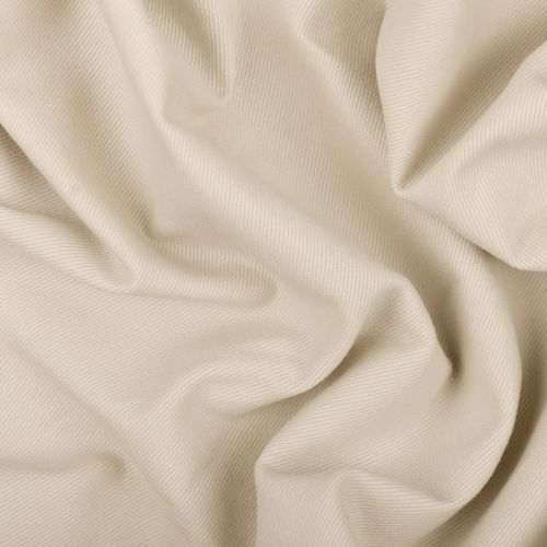 TWILL DE COTON EXTENSIBLE LEWIS - VANILLE