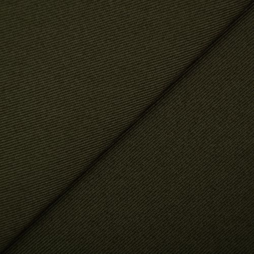 TWILL DE COTON BIOLOGIQUE THÉO - OLIVE