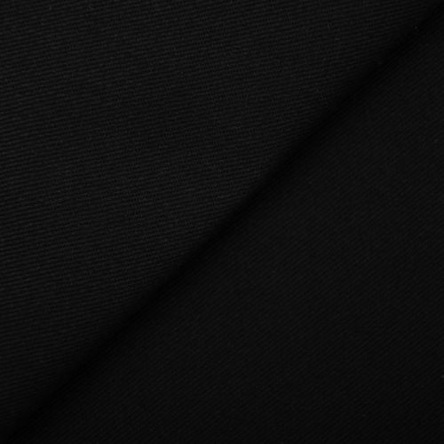 TWILL DE COTON BIOLOGIQUE THÉO - NOIR