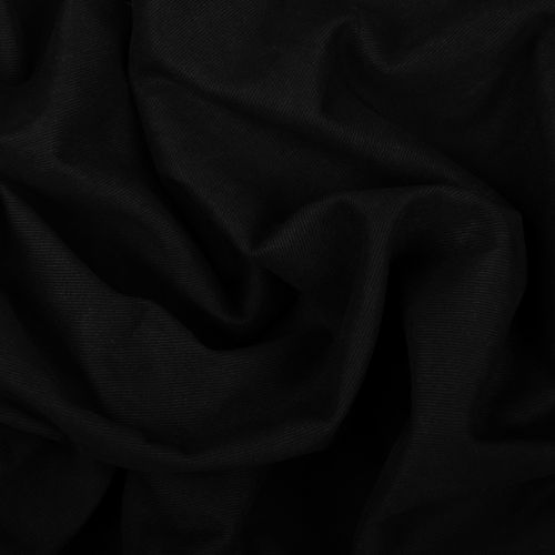 TWILL DE COTON BIOLOGIQUE THÉO - NOIR