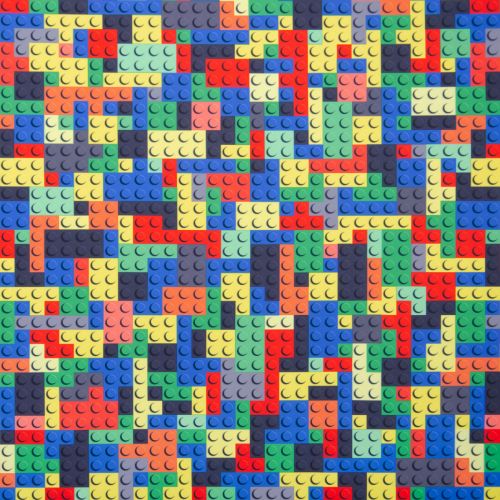 TRICOT DE POLYESTER LEGO - MULTI