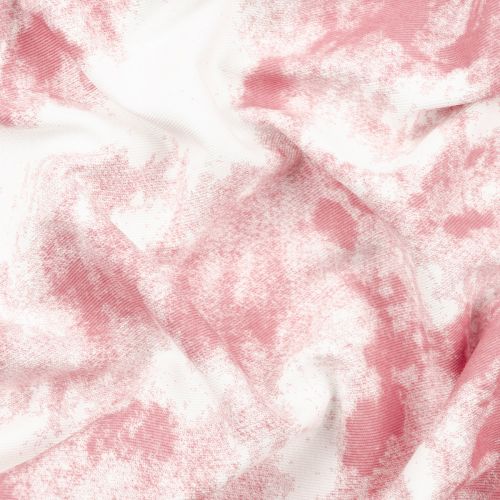 DENIM DE COTON IMPRIMÉ TIE DYE - ROSE