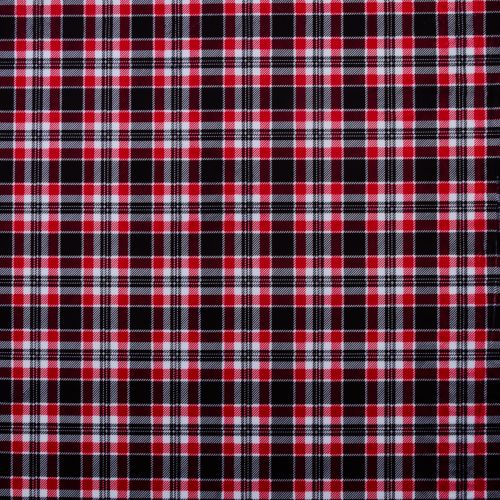 MINKY SILENT NIGHT HOLIDAY PLAID ROUGE PAR TIMELESS TREASURES