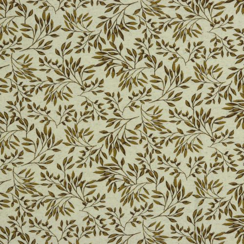 JERSEY DE LIN FEUILLES - NATUREL/BRUN